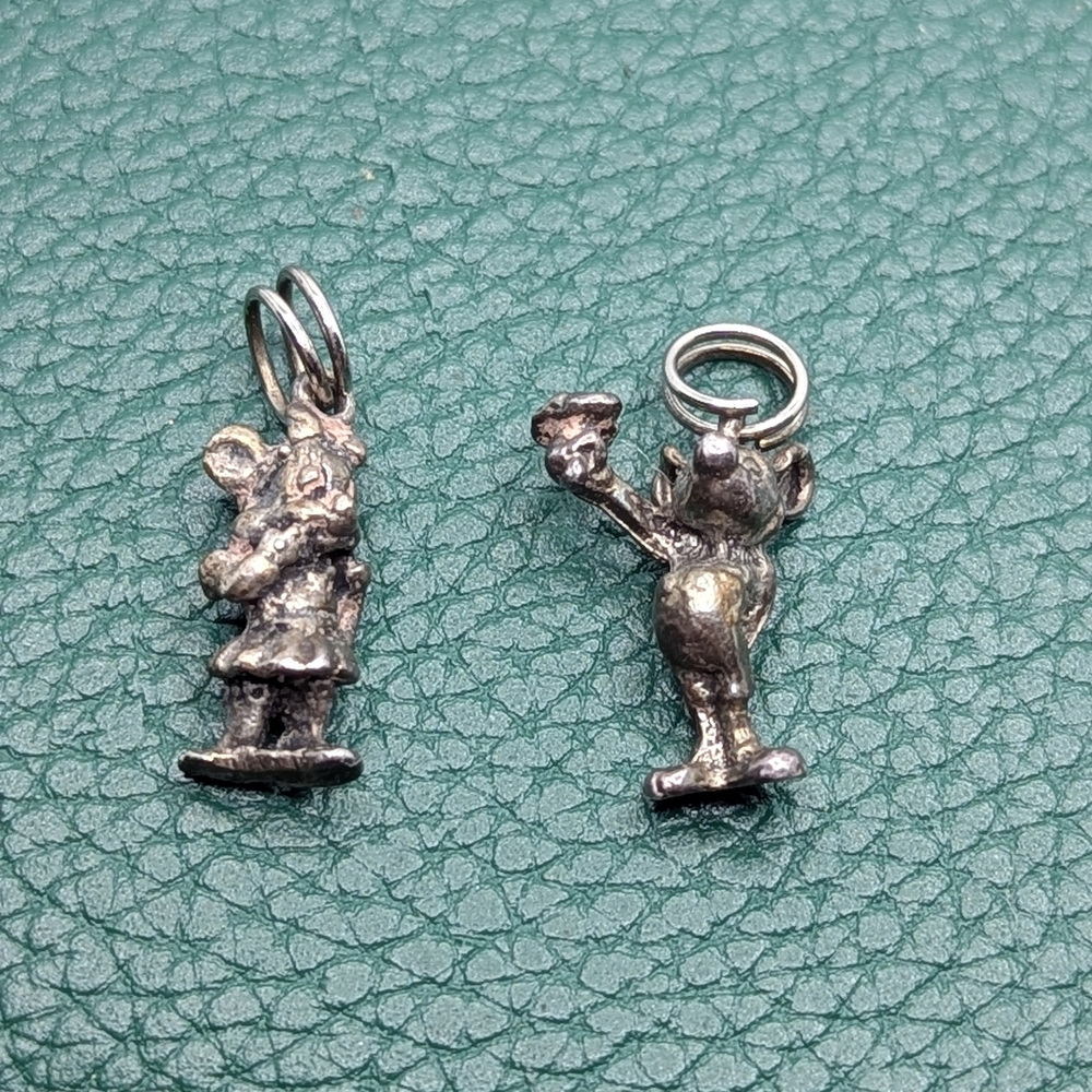 ✨ Vintage Sterling Silver Mouse Charms ✨